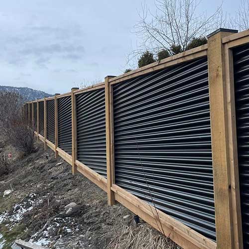 Barricade Contracting Corrugated Fence
