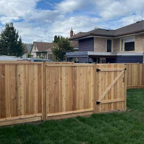 Custom Wood and Cedar Panel Fences